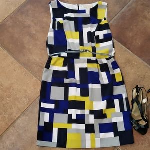 Banana Republic Petite Geometric dress